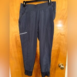 Cherokee infinity scrub elastic waist jogger pants size medium grey